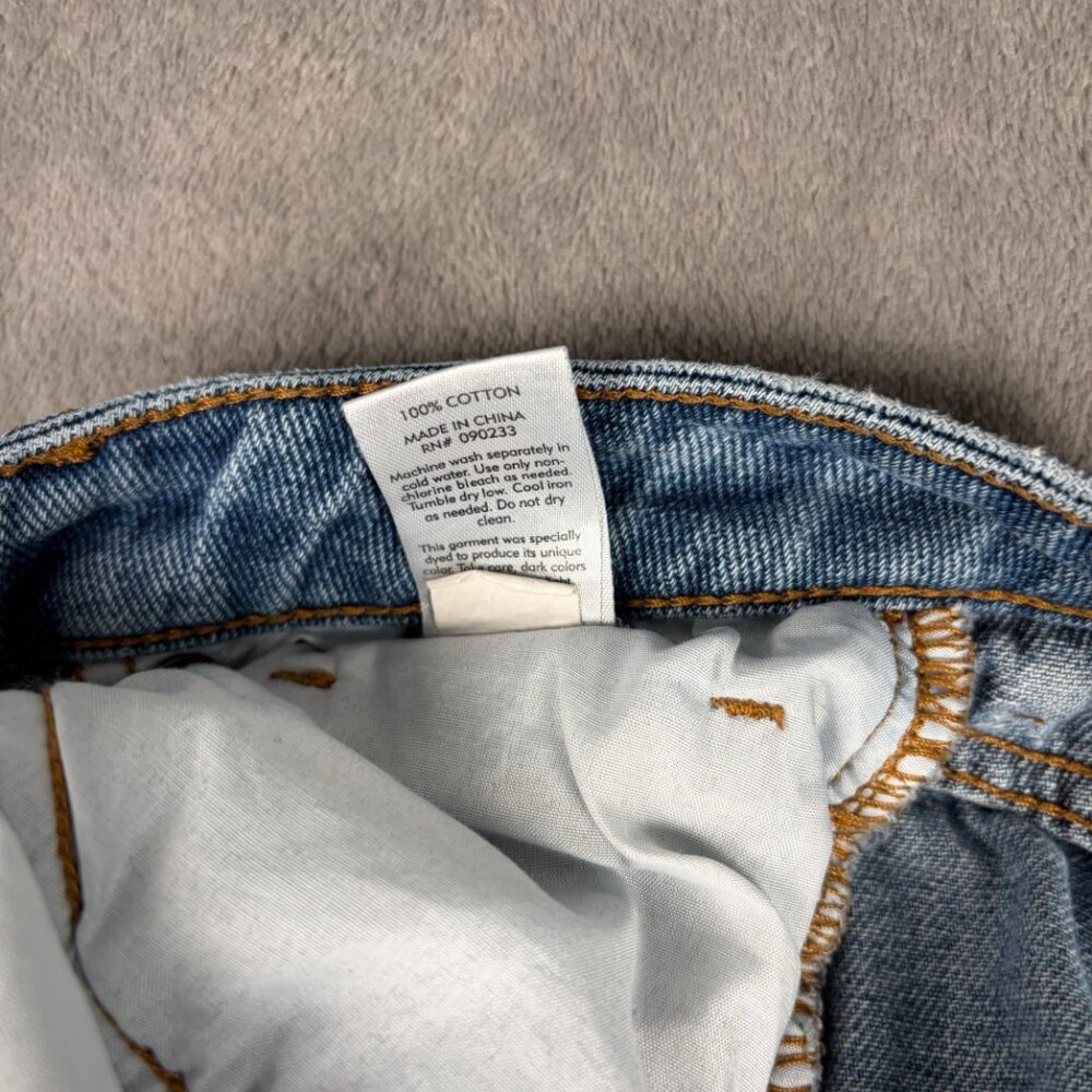 PacSun Distressed Skinny Jeans Women’s 28 Light Wash Y2K Grunge Denim - Picture 5 of 8